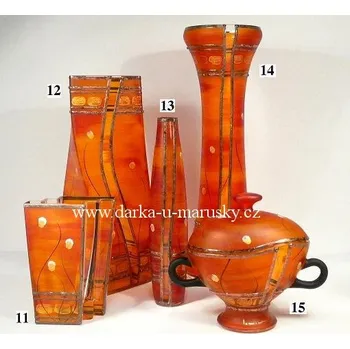 Váza Váza č. 11 oranžová nový tvar