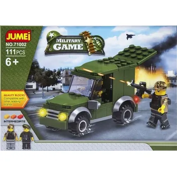 ostatní stavebnice Jumei Stavebnice ARMÁDNÍ VOJÁCI 111 dílů 25 x 18 cm