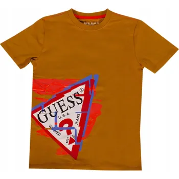 Chlapecké tričko Dětské tričko GUESS M1YP59 KAR40 Hnědé