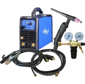 Svářečka Svařovací set invertor PEGAS 161 T PULSE HF + hořák a startovací sada, RV a kabel