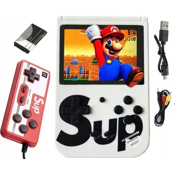 Herní konzole PŘENOSNÁ MINI RETRO HERNÍ KONZOLE GAMEBOY PEGASUS GAME BOX MARIO CONTRA 400 HER