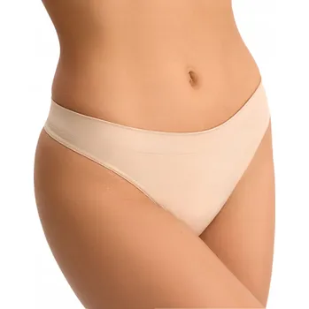 Kalhotky Dámské mini Tanga Jasmin 010 bezešvé béžové velikosti XL