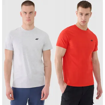 PÁNSKÉ TRIČKO 4F TRIČKO SADA 2 KUSŮ S SS25