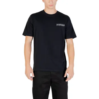 Pánské tričko Napapijri pánské tričko s potiskem Napapijri černá 3454279