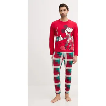 Dámské noční prádlo Bavlněné pyžamo United Colors of Benetton 3P054P033 červená 33X, vel. L