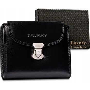 Peněženka Rovicky dámská peněženka z pravé kůže černá