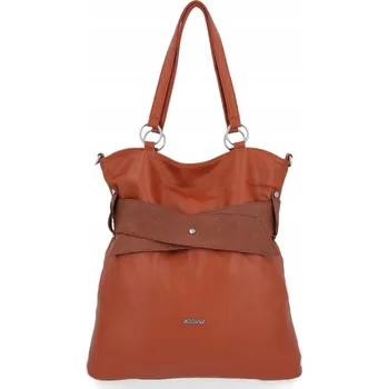 Kabelka BEE BAG shopper kabelka eko kůže semišová hnědá