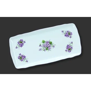 Podnos - štrúdlák - 33 cm fialky N