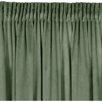 Obraz Závěs VELUR samet páska Eurofirany Rosa olivová 140x270 1 Ks.