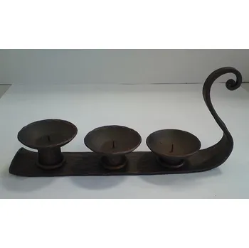 Svícen Svícen - Vikingská loď - ruční práce - česká výroba