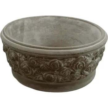 Květináč Dekorativní betonový květináč 20,5 x 20,5 cm
