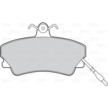 Brzdová destička Sada brzdových destiček, kotoučová brzda VALEO 302017