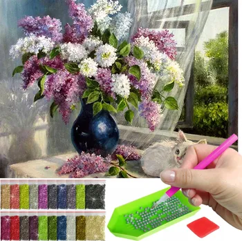 Diamantové malování Diamantová výšivka 5D diamantové malování Kreativní sada Mozaika vzor doplňky
