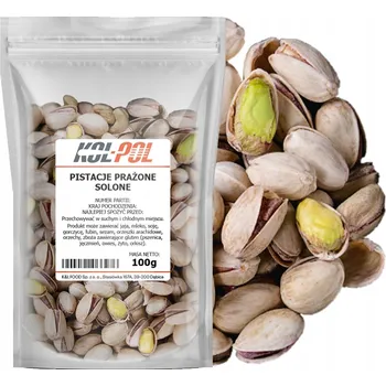 PISTÁCIE PRAŽENÉ SOLENÉ 100g Přírodní velké čerstvé