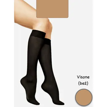 Podprsenka Podkolenky Lores Fall 60 DEN hladké krycí mikrovlákno béžové VISONE