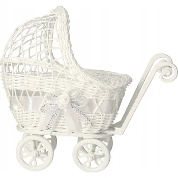 Květináč Obal na květináč 11 cm proutěný bílý