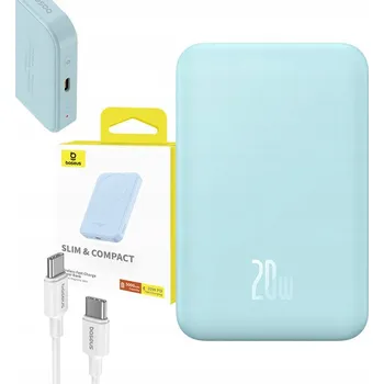 Powerbanka Powerbank Baseus 5000 mAh modrý