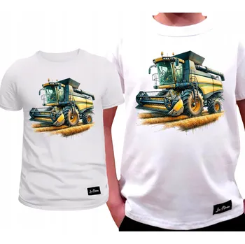 Dětské tričko bílé pro chlapce Kombajn velikost 116