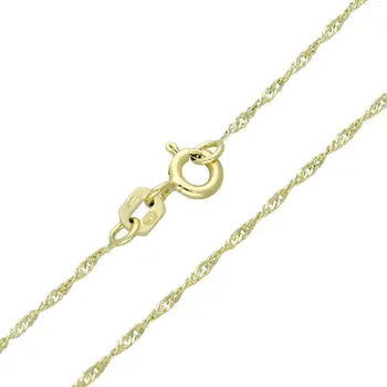 Šperk Goldstore Zlatý třpytivý náramek lambáda Váha: 0.70 g, Délka: 17 cm