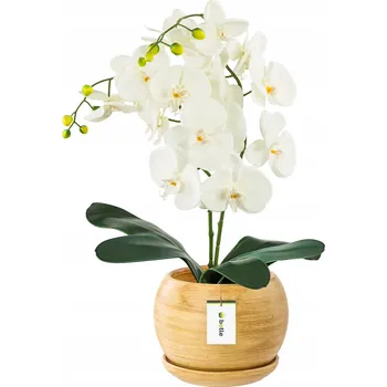 Květináč Béžový keramický Květináč Botle 17 cm x 17 x 16 cm