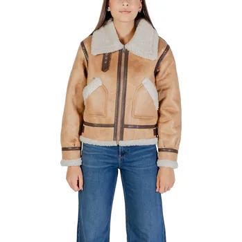 Dámská zimní bunda Choral Choral bílá | hnědá | krémová 3454389