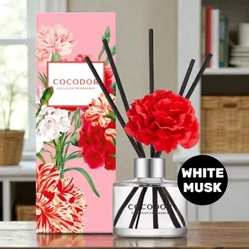 Aroma difuzér COCODOR - Carnation Diffuser White Musk - Difuzér s karafiátem a White Musk - 120 ml