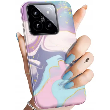 Pouzdro na mobilní telefon Hello Case pro Xiaomi 14 fialový Zadní Kryt