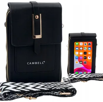 Kabelka Cambell kabelka eko kůže černá