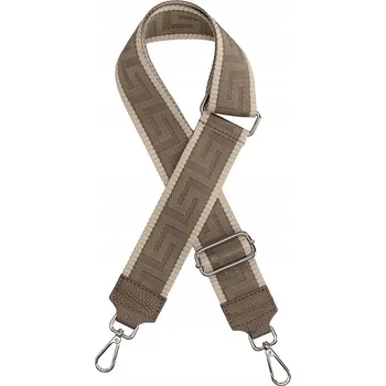 Opasek Béžový Krémový Pásek K Kabelce Vyměnitelný Nastavitelný Textilní Toscanio