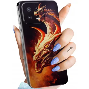 Pouzdro na mobilní telefon Zadní Kryt Hello Case pro Xiaomi 13 červený