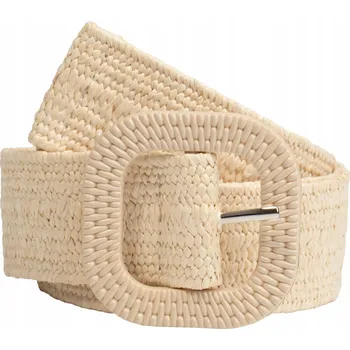 Opasek Pásek Alessio pletený elastický béžový polyester univerzální