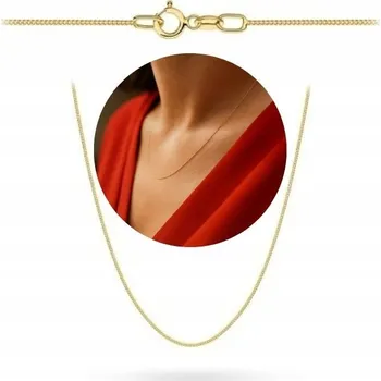 Řetízek Řetízek dámský ze zlata, pancéřový vazba, 45 cm, 585