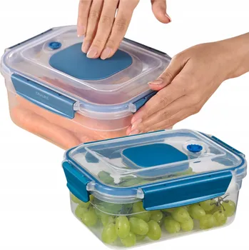 Dóza na potraviny Obdélníková vakuová dóza na potraviny CRALEX Doina 2100 ml