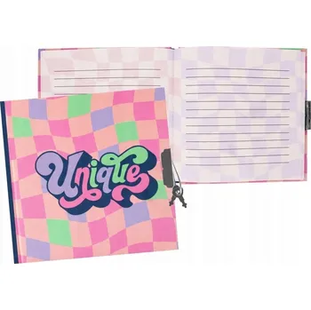 Zápisník NOTES DĚTSKÝ TAJNÝ DENÍK PRO DÍVKU SEŠIT ZÁPISNÍK ORGANIZÉR