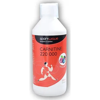 Spalovač tuku Sportwave L-Carnitine 220000 500ml Lesní plody