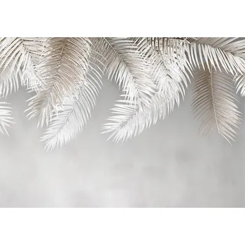 Fototapeta FOTOTAPETA ZÁVĚSNÉ LISTY ABSTRAKCE NA ZEĎ LOŽNICE OBÝVACÍ POKOJ 350x250