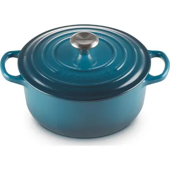 Hrnec Kastrol SIGNATURE 20 cm, 2,4 l, DEEP TEAL, litina, Le Creuset