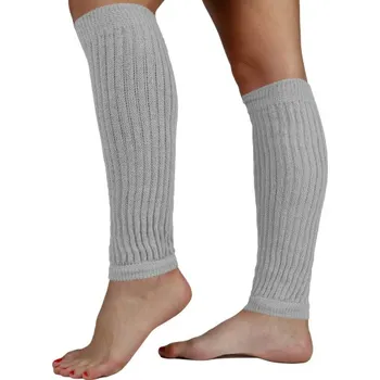 Cyklistické návleky VFstyle světle šedé návleky na nohy 35 cm