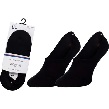 Dámské ponožky Sada dvou párů černých dámských ponožek Tommy Hilfiger - Dámské Tommy Hilfiger černá | šedá 2027643