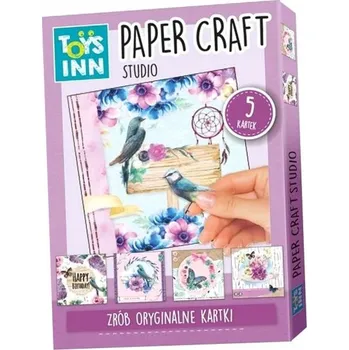 kreativní sada Sada na výrobu přáníček - ptáček STnux