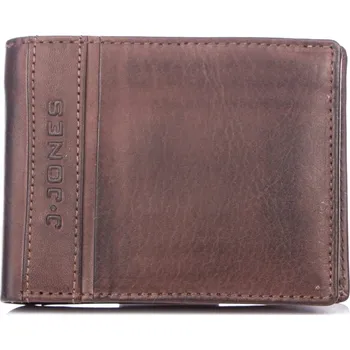 Peněženka J Jones peněženka z pravé kůže hnědá - muž