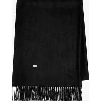 Šátek Dámská šála s třásněmi WITTCHEN 101-7F-100-1 ČERNÁ