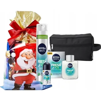Kosmetická sada Kosmetická sada NIVEA Men Fresh Kick pro tělo a obličej 4 kusy