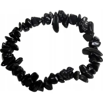 Náramek Náramek s acháty AW AWCB-04 18 cm černý