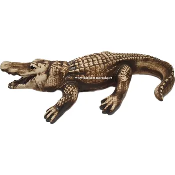 Zahradní dekorace Krokodýl - mrazuvzdorná keramika