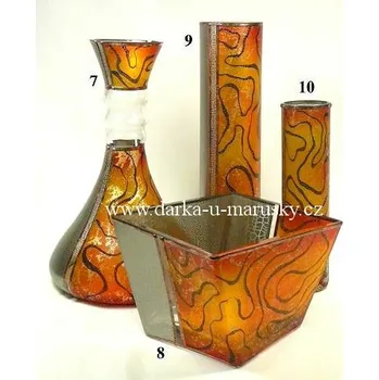 Váza Váza č. 9 oranžová - válec vysoký