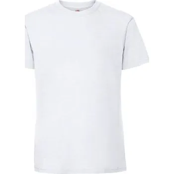 Prémiové TRIČKO FRUIT OF THE LOOM bílé, velikost M