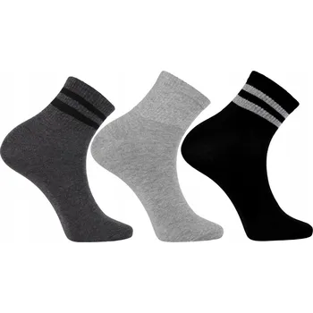 Pánské vysoké Ponožky s širokým Ponožky tmavě modré, MORAJ 3 kusy, 39-42