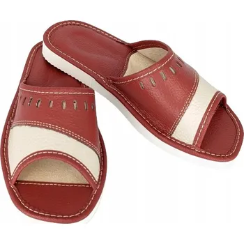 Dámské pantofle Pantofle Pantofle kožené domácí pantofle 38