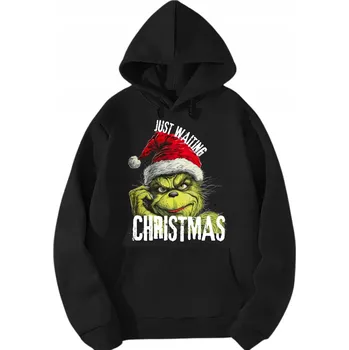 Pánská mikina PÁNSKÁ MIKINA GRINCH VÁNOCE MIKULÁŠ DÁREK M